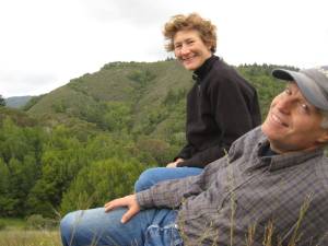 Connie & Joe on the ridgeline