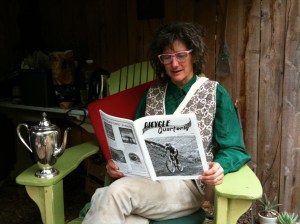 IMG_0220 "Subscribe to Bicycle Quarterly!" (photo by Halaburt)